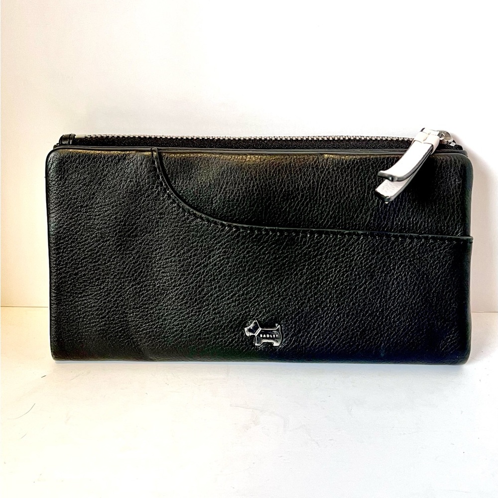 Radley London Black Leather Bifold Wallet